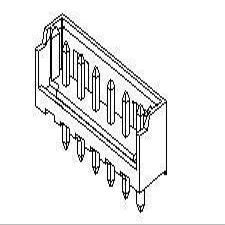 Headers & Wire Housings W-TO-B HDR STR 6P (5 pieces)