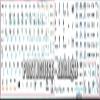 Portuguese - English Notebook Non-Transparent Keyboard Labels Layout Black, White OR Silver Background (White Background) view 2