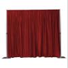 Adjustable Height Backdrop Kit- 7 to 12ft High x 7 to 12ft Wide (Red) view 1