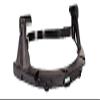 MSA 10116627 V-Gard Frame - General Purpose Applications - Heavy Duty, Fits Full-Brim Hard Hats, Black, High Density Polyethylene (HDPE), Durable & Replaceable Safety Helmet Accessory/Attachment view 2
