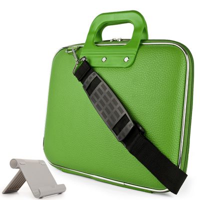 10-inch Tablet Carrying Case Bundle with Tablet Stand Suitable for Alcatel 1T 3T 10, 3T10 (Green)