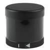 WERMA 84412655 70 MM Diameter, Siren Element, -20 to +50 Degree C, IP54, 100 DB MAX, 24VAC/DC, 72 MM Height, Black view 1