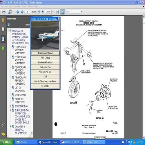 Cessna 421 Service Repair Maintenance Manual Library + Engine 421a 421b