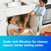 3M Aqua-Pure 3M FF100 Under Sink Drinking and Cooking Water Filter System, Reduces Lead, Microplastics, Chlorine Taste and Odor, Cysts, Select VOCs. 2.5 GPM Full Flow view 3