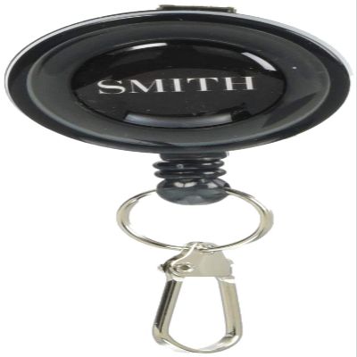 Smith LTD Key Reel, Clip-on Reel, 23.6 inches (60 cm), Rotary, Black