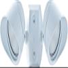 RAB Lighting BULLET2x12W Adjustable Two Lamp LED Floodlight, 12W, 120V, 5000K, White view 1