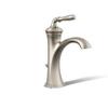 KOHLER K-193-4-BN Devonshire Single-Handle Bathroom Sink Faucet, 1-Hole Installation, Bathroom Faucets with Metal Drain, 1.2 GPM, Brushed Nickel view 1