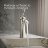 KOHLER K-193-4-BN Devonshire Single-Handle Bathroom Sink Faucet, 1-Hole Installation, Bathroom Faucets with Metal Drain, 1.2 GPM, Brushed Nickel view 3