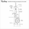 Retro Manufacturing PA03 Chrome Miniature Fully Automatic Power Antenna view 3
