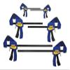 IRWIN QUICK-GRIP Clamps for Woodworking, One-Handed Bar Clamps, 6-Pack (1964749), Multi color view 1