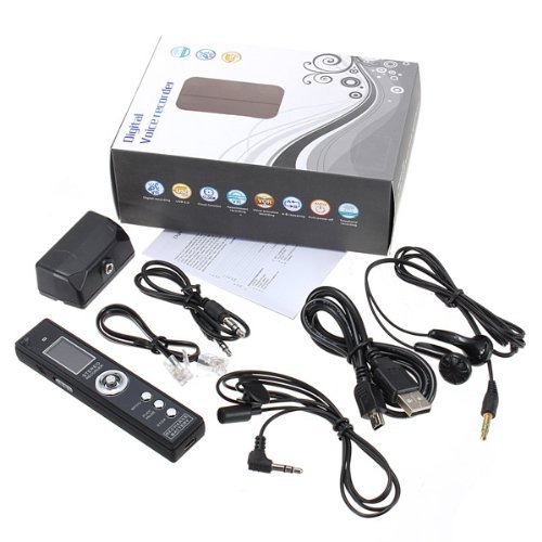 8GB PRO 650Hr USB Digital Audio Voice Telephone Recorder Dictaphone MP3 Player