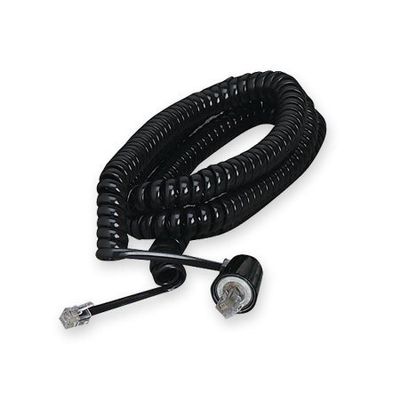 Twisstop Detangler w/Coiled, 25-Foot Phone Cord, Black