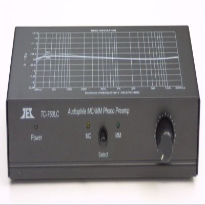 TEC TC-760LC Black MM/MC Phono Preamp, Premium High Output Adaptor and TC-ADUSB Digital Recording Adaptor Combo