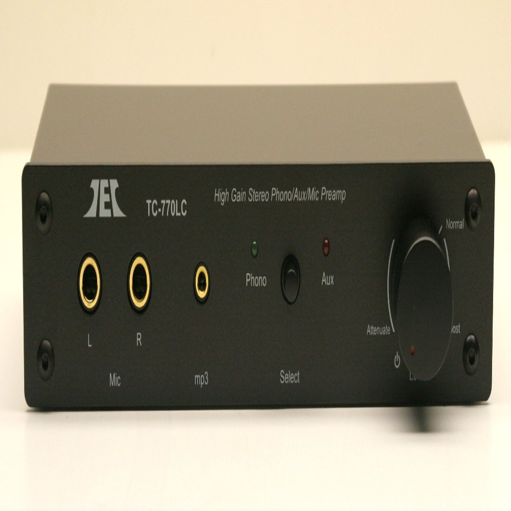 Technolink TC-770LC High Gain Phono/Mic/Aux Preamp, Premium High Output Adaptor and TC-ADUSB Digital Recording Adaptor Combo