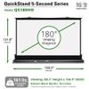 Elite Screens QuickStand 5-Second Series, 180-INCH 16:9, Manual Pull Up Projector Screen, Movie Home Theater 8K / 4K Ultra HD 3D Ready, 2-YEAR WARRANTY, QS180HD view 4