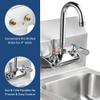 ACE HS-0810WG Mini Wall Mount Hand Sink with Faucet & Strainer, ETL Certified view 4