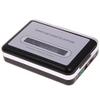 SRTHYJYKJUTHW Portable Super USB Cassette Capture Convert Tapes to CD/MP3 (Black with Silver) view 1