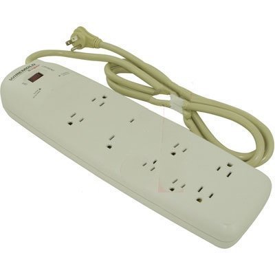 Power Outlet Strips 15A 120V 8 OUT 6' CORD