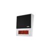 IP Speaker Surface Mt. W/Digital Clock, Gray W/Black Grille view 1