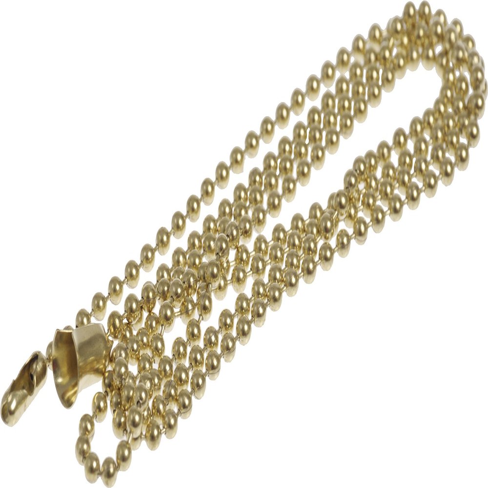 The Hillman Group 54065 Chain Pull Brass with Connector and Pendant, 3-Pack