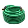 Interstate Pneumatics HCG19-050E Contractor Grade Green PVC Water Hose 3/4 Inch x 50 Feet with Machined GHT Fittings view 1