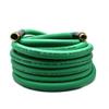 Interstate Pneumatics HCG19-050E Contractor Grade Green PVC Water Hose 3/4 Inch x 50 Feet with Machined GHT Fittings view 2