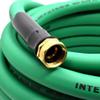 Interstate Pneumatics HCG19-050E Contractor Grade Green PVC Water Hose 3/4 Inch x 50 Feet with Machined GHT Fittings view 4