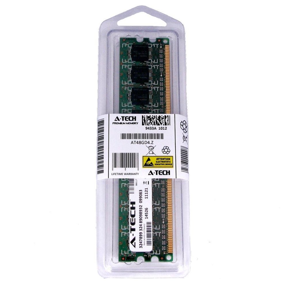 1GB Stick for eMachines EL Series Desktop EL1333G-03w EL1700 EL1800 EL1830-E10 EL1830-E13 EL1200-05w. DIMM DDR2 Non-ECC PC2-5300 667MHz RAM Memory. Genuine A-Tech Brand.
