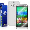 Armorsuit MilitaryShield White Carbon Fiber Skin Wrap Film + HD Clear Screen Protector for HTC One Remix (One Mini 2) - Anti-Bubble Film view 1