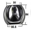 107MM 87MM ring the optical glass Bump LED lens (waterproof) view 2