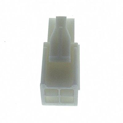 TE Connectivity/AMP, 172167-1, 4 Position Rectangular Housing Connector Plug Natural 0.163" (4.14mm)