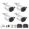 ZOSI 4 Pack 2.0MP 1080P HD-TVI Security Cameras with Audio, 100ft Night Vision, Outdoor Indoor Weatherproof Home Surveillance CCTV Bullet Camera for 1080P/5MP/4K HD-TVI Analog DVR System view 1