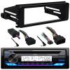 98-2013 Marine Harley Touring Stereo Radio Install Adapter Dash Kit Flht Flhx Flhtc JVC view 1