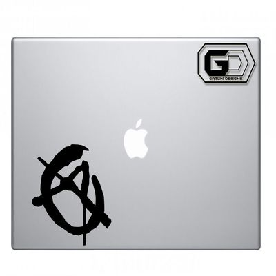 Anarchy Symbol #1 Vinyl Macbook Laptop PC Computer Decal Stickers