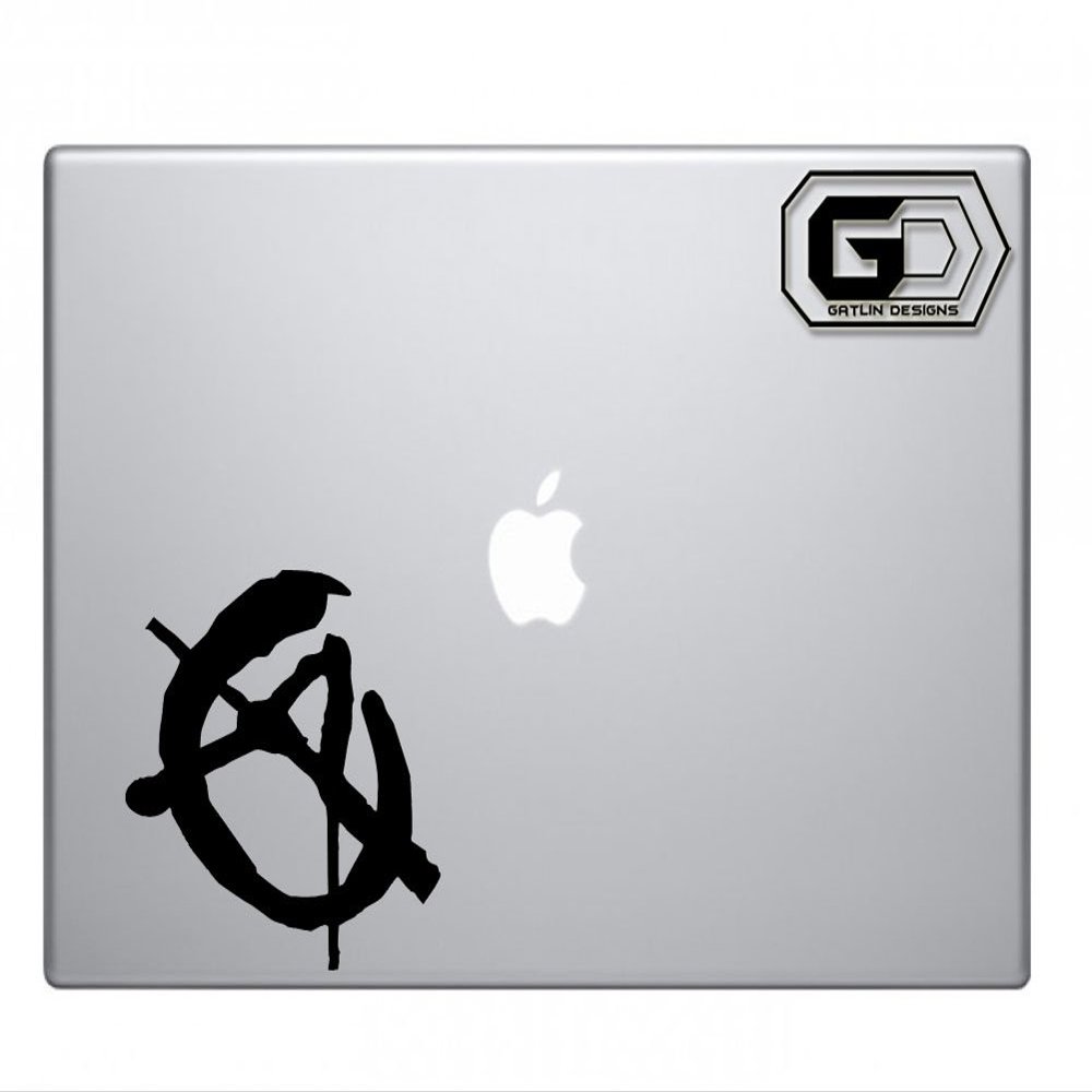 Anarchy Symbol #1 Vinyl Macbook Laptop PC Computer Decal Stickers