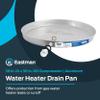 Eastman Aluminum Water Heater Drain Pan with PVC Fittings, 28 Inch ID x 30 Inch OD Compression, 60087 view 2