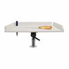 Taco 32" Poly Filet Table w/Adjustable Gunnel Mount - White view 1