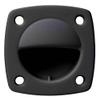 Whitecap 3360BC Nylon Flush Pull - 2-1/4", Black view 1