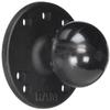 RAM Mounts (RAM-202U-MT1 2.5" Round Base (Amps Hole Pattern) with 0.31-18 Female Thread and 1.5" Ball view 1