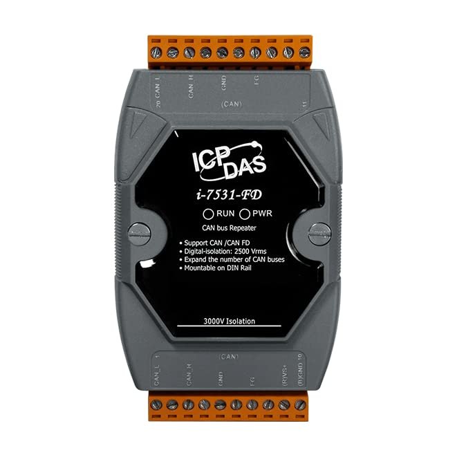ICP DAS I-7531-FD Two-Channel Isolated CAN/CAN FD Signal Repeater