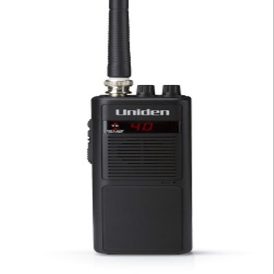 Uniden PRO401HH Professional Series 40 Channel Handheld CB Radio, 4 Watts Power with Hi/Low Power Switch, Auto noise cancellation, Belt Clip And Strap Included, 2.75in. x 4.33in. x 8.66in.