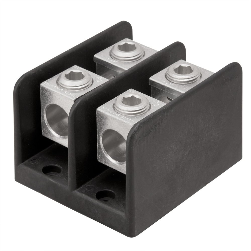 Ilsco - PDB-16-350-3 - Power Distribution Block, Dual Rated, Line Conductor Range 350-6, Load Range 2/0-14, 1 Port Per