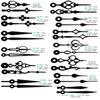Takane Complete Mini Quartz Clock Movement - Clock Repair Kit - Choose A Size view 3