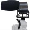 Stereo Microphone (Shotgun) with Windscreen & Dead Cat Wind Muff for Select Samsung NX Models w/Available Microphone Jack (Alternative to Samsung ED-EM10) view 1