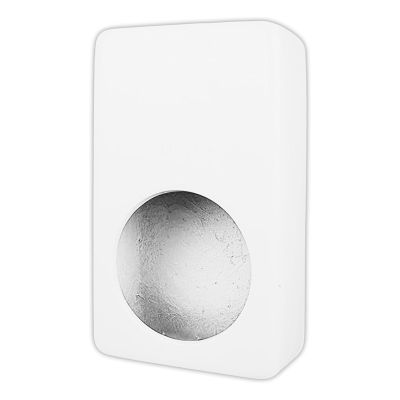 Audiopipe Fiberglass Speaker Box (APSW-62GM) for 6.5" Speakers, Compact Marine Enclosure, White Finish, Weather-Resistant, Under Gunnel Mount, Speaker Not Included