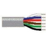 8457-CHR-100, Audio Cable Polyvinyl Chloride 12Conductors 22AWG 6.9mm 300VAC Chrome 30.48m