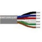 8456-CHR-100, Audio Cable Polyvinyl Chloride 10Conductors 22AWG 6.7mm 300VAC Chrome 30.48m
