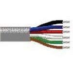 8456-CHR-100, Audio Cable Polyvinyl Chloride 10Conductors 22AWG 6.7mm 300VAC Chrome 30.48m