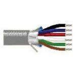 9539-CHR-100, Computer Cable Tape Polyvinyl Chloride 9Conductors 24AWG 6.19mm 300VAC Chrome 30.48m