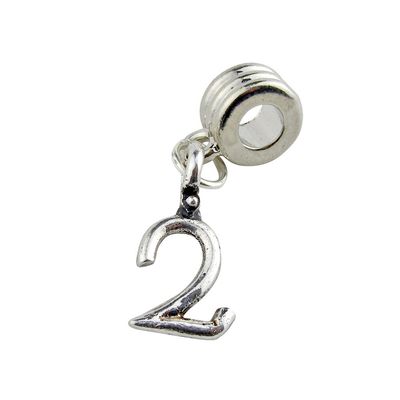 UniqueBeadsAndGifts Universal Number Two Charm